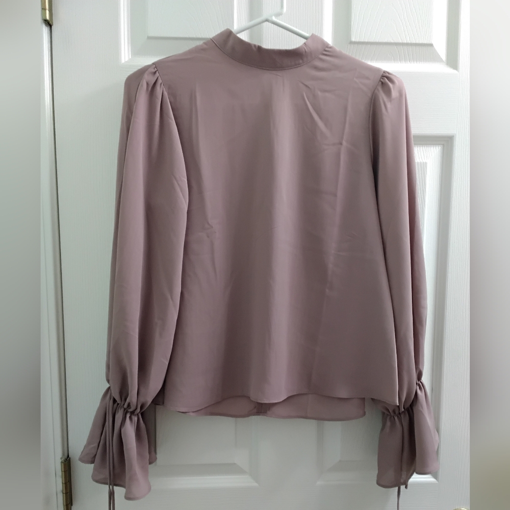 Hyfve Mock Neck Bell Sleeve Top NWOT